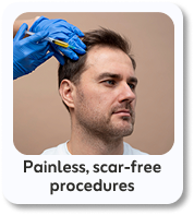 Painless scar-free procedures